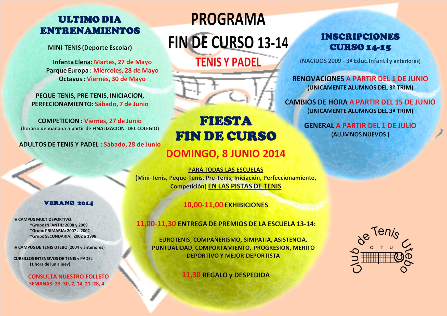 Programa Fin de Curso 13-14