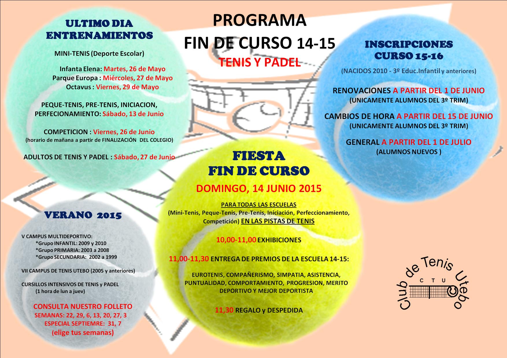 Programa Fin de Curso 14-15