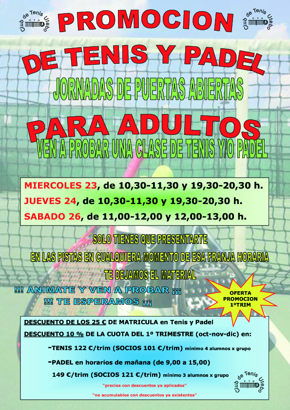 Promocion ADULTOS 15-16