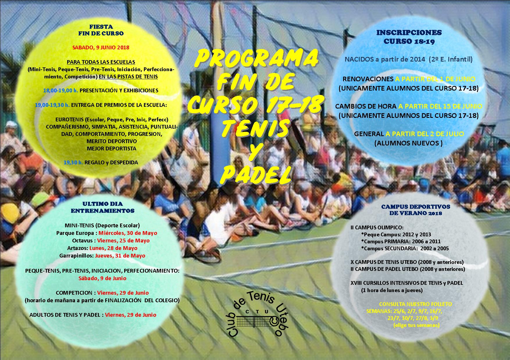 Programa Fin de Curso 17 18