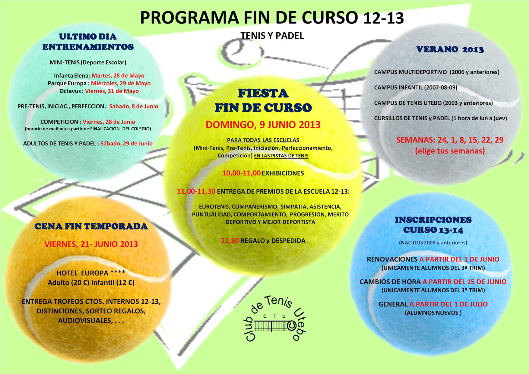 Programa Fin de Curso 12-13
