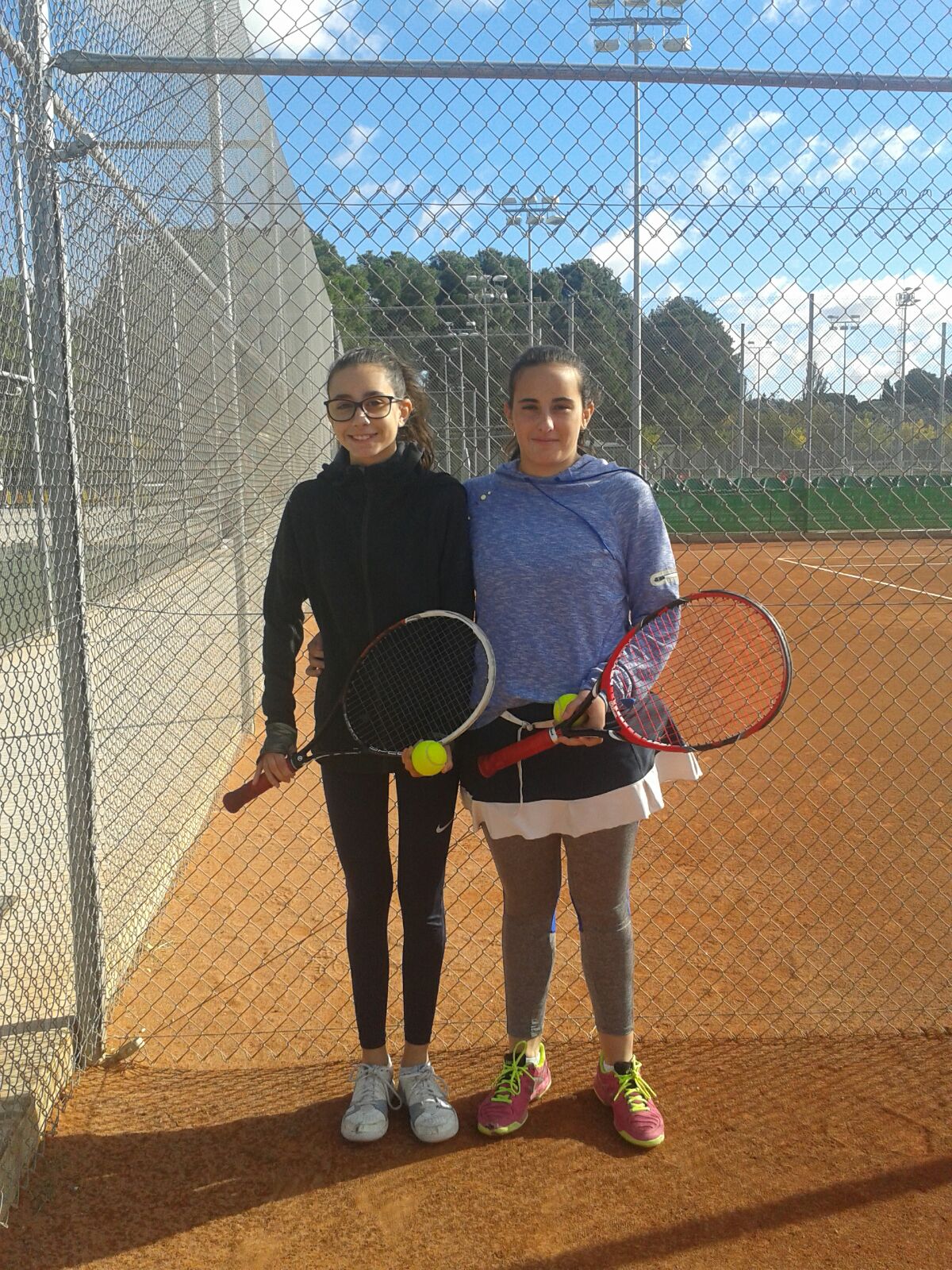 7.Ines y Clara en Olivar