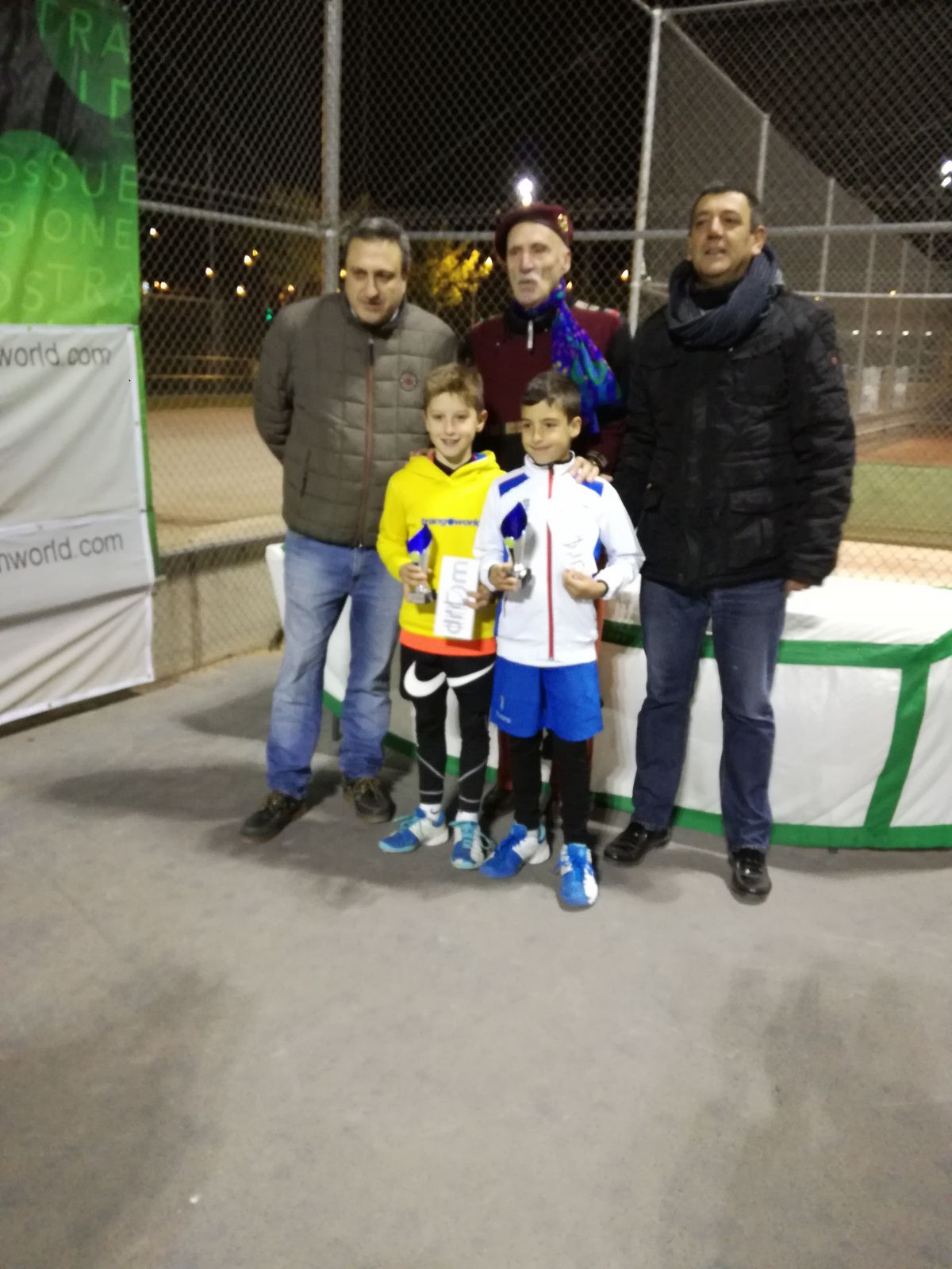 5.4 Rubén Ferrer y Rodrigo Guijarro Campeon Aragón Dobles Cto. Aagon Benjamin 2017 Olivar